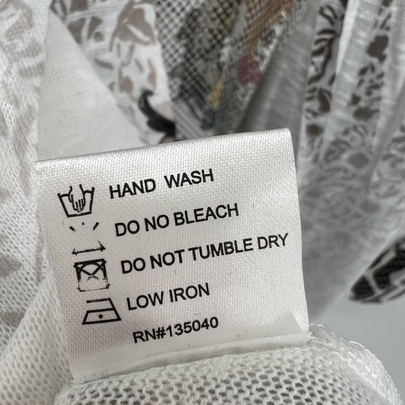 Kamana Cardigan Size S Floral Mixed Media Artsy Boho Fairy Lagenlook Open Duster - Picture 9 of 12